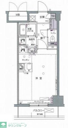 FORTIS水天宮前の物件間取画像